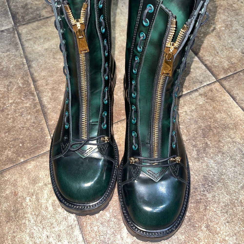 Versace Column Combat Boot